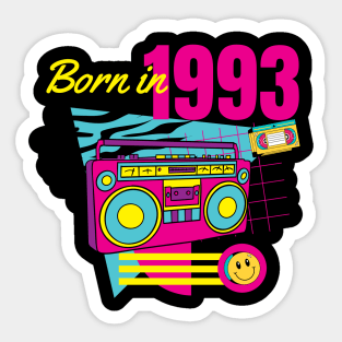 Born in 1993 Sticker